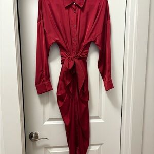 DO+BE Vibrant Red MIDI Dress